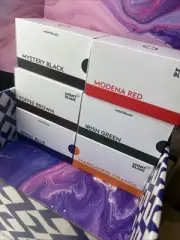 6x Montblanc 60ml bottles Ink essential colors bundle +loot crate box