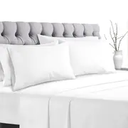 LINENOVA 6 Piece Bed Sheet Set 2000 TC Microfiber Comfort Deep Pocket Hotel Bed Sheet