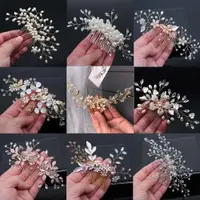 在飛比找蝦皮購物優惠-Bridal Hair Accessories Crysta