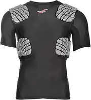 [Zoombang] Integrated Rib and Shoulder Combo Protection Youth Short Sleeve Shirt Football Compression T