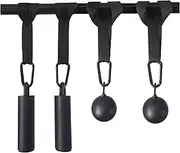 Lights Mountain Pull Up Grips Set with Hanging Straps and Strong Carabiner, Finger Strengthener，Forearm, Biceps, Ninja Warrior, Back Muscles Training