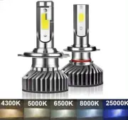 80W 14000LM Car Haedlight H4 H7 H1 LED H8 H9 H11 4300K 5000K 6500K 8000K 25000K