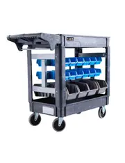 Baumr-AG Parts Bin Trolley Service Utility Cart Storage Mobile Tool Workshop