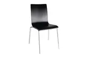 Bolero Black Square Back Side Chair (Pack of 4) - Cafe Chairs (GR345) - GR345