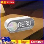 BT Speaker Alarm Clock with Dual Alarms Living Room Office Decoration Home