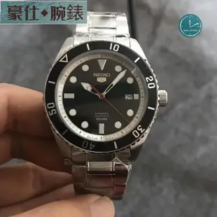 高端 精工手錶SEIKO 全自動機械錶大錶盤男士時尚防水手錶水鬼潛水錶4R35鏤空腕錶