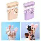 Makeup Brush Storage with Cover Keep Tidy Dustproof Cosmetic Brushes Storage