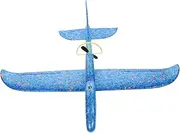 ERINGOGO 1Pc Whirly Airplane Lightweight Throwing Glider for Outdoor Fun Bright Design Present for Parent Bonding