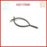 MENSI propane grill Y-splitter extension adapter braided hose length 15" with 3/