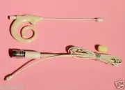 Pro Ear-Hook Headset Microphone for Audio-Technica Hirose 4-Pin Spiral Design