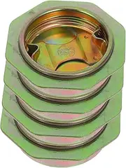 JEWEDECO Industrial Grade Drum Sealing Caps Steel Drum Plug for 55 Gallon Barrel Leak Prevention Design