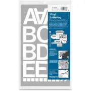 Chartpak 2-inch White Stick-on Vinyl Letters (01056) - 1 PACK
