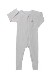 [Bonds] Bonds Toddler Waffle Zip Wondersuit in New Grey Marle Size: 18-24 Months, Cotton 18-24 Months New Grey Marle