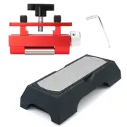 Fixed System Knifee Sharpener Stone Tool Aluminum for Woodworking NonSlip