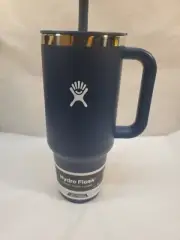 Hydro Flask 40oz All Around Travel Tumbler Indigo In Hand New Free Fast Shipping