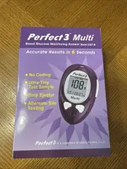 Nib Sealed Perfect 3 Multi Blood Glucose Monitoring System 6267-M