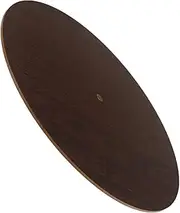Happyyami DIY Roman Numeral Wall Clock Dial Replacement Round Grain Panel for Stylish Clock Upgrade Durable Blank Dial Plate for Home Decor