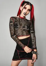 [Widow] Sweet Revenge Fishnet Top