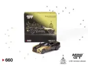 MINI GT BENTLEY MULLINER BACALAR 2023 CHRISTMAS 1:64 BLACK $ GOLD MGT00660-3E