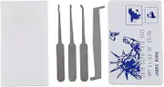 FUNIN Credit Card Style Lock Pick Set, Locksmith Tools Lock Pick for Training Practice