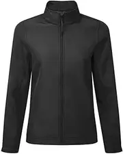 [Premier] Womens/Ladies Windchecker Soft Shell Jacket (UK Size: XL) (Black)