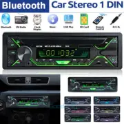 1 Din Car FM Radio MP3 Player Bluetooth USB Classic Stereo Audio Receiver AUX