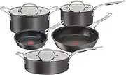 [Tefal] H912S517 Jamie Oliver Cooks Classic Induction Non-Stick Hard Anodised 5pc Set, Black