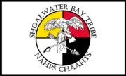Flag of the Shoalwater Bay Indian Tribe 4" Decal