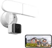 OYU Security Camera Outdoor for Home Security, 1080P Floodlight Camera with Night Vision, PIR Motion Dection,2500 Lumens Light, Wireless WiFi, 2-Way Talk, IP65 Waterproof for Outdoor