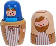 Luxshiny Traditional Set Russian Nesting Dolls Toys for Boys and Girls Decorative Festival