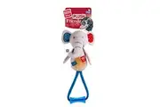 Gigwi Plush Elephant With Tpr Johnny Stick Dog Toy