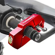 Motorcycle Handlebar Lock Grip with Lever Protection Sleeve - Heavy Duty Motorcycle Lock Anti Theft Throttle Brake Grip Lock Men, Moped Accessories for ATV, Scooter & Dirtbike Accessory