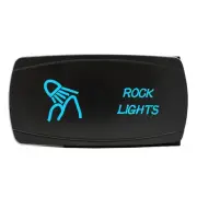 Polaris RANGER RZR XP1000 BLUE Rocker Switch ROCK LIGHTS Horizontal UTV