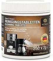 [Coffeeano] 250 Cleaning Tablets for Fully Automatic Coffee Machines and Coffee Machines Cleaning Tablets for Delonghi, Siemens, EQ Series, Jura, Krups, Bosch, Miele, Melitta, WMF and much more