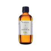 Vrindavan Castor Oil and Lavender Amber Glass Bottle | 200ml