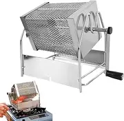 Arrovarp Hand Coffee Bean Roaster - Hand Stainless Steel Coffee Beans Roaster Machine,Handy Coffee Roaster, Manual Stovetop Coffee Baking Machine for Busy People