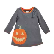 Mud Pie Little Girls' Halloween Pumpkin Dress