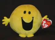 TY MR. HAPPY BEANIE BABY - MR MEN & LITTLE MISS - UK EXCLUSIVE MINT TAGS