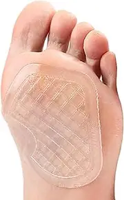 10 Pieces Waterproof Toe Cushions Pads, Ball of Foot Cushion Protect,Gel Callus Pads from Rubbing, Reusable Callus Cushions