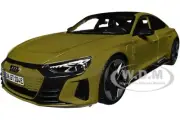 2022 AUDI RS E-TRON GT DARK GREEN 1/18 DIECAST MODEL CAR BY BBURAGO 11050
