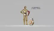Authentic Star Wars MAFEX C-3PO and BB-8 Action Figure Set #29 Japan, US Seller
