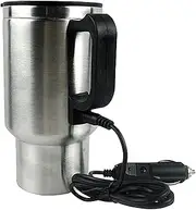 Car Electric Kettle,Heated Travel Mug 500ml 12V Water Heater - Car Water Heater, Stainless Steel Car Water Boiler, Electric Cup for Home, Car, Travel