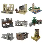 Military Weapons Fortress Blockhouse Model Building Army Bricks Toy Kid Gift New