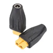 2 Pack XT60 Adapter, XT60 Female to DC5521 Female 5.5 x 2.1mm
