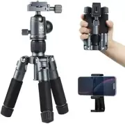 Compact Aluminum Mini Tripod Stand for DSLR and Phone with 360° Ball Head