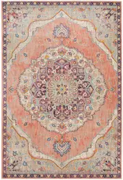 Edrica Terracotta Traditional Rug