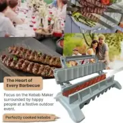 Plastic Kebab Maker Reusable BBQ Skewer Maker BBQ Tool