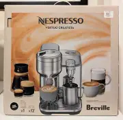 Breville Nespresso Vertuo Creatista, Black Truffle - BVE850BTR - NEW