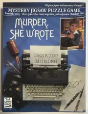 Murder She Wrote Mystery Jigsaw Puzzle Game And Story 550 Pieces Vintage Sealed