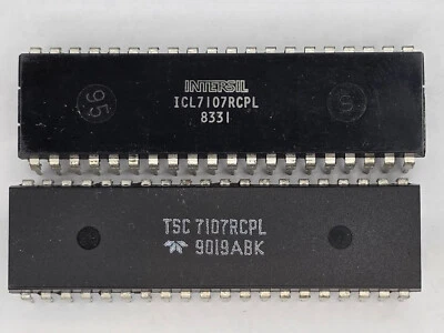 ICL7107RCPL / TSC7107RCPL 3-1/2 Digit Analog-to-Digital Converters